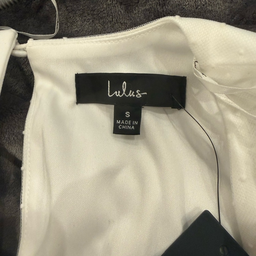 Lulu's White Ruffle Dress - Picture 3 of 3